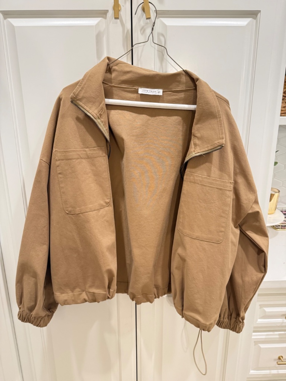 12th Tribe Fairfax Canvas Relaxed Fit Utility Jacket - small - Picture 2 of 4